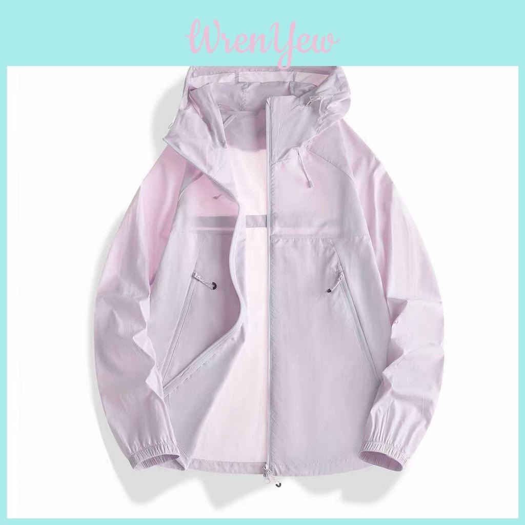 Outdoor Windbreaker For Women Men With Upf50 Uv Protection And Breathable Ice Silk Fabric For Hiking Camping