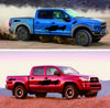 Car Side Door Trunk Decoration Decals 4X4 Off Road Pickup Graphics Sticker Black