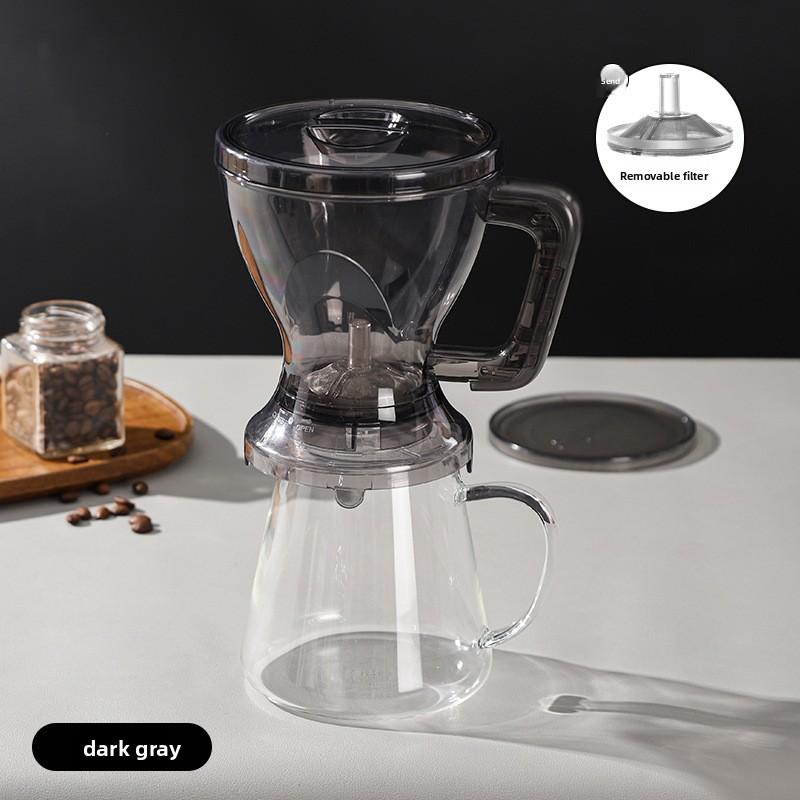 Pour Over Coffee Filter Cup V60 Plastic Dripper Funnel Reusable Manual Drip Coffee Maker Cone for Home Cafe Brewing