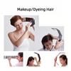 Chense Four-Way Folding Mirror for Self-Haircut, Rear-View Mirror for Back of Head, Portable Makeup Mirror, Black