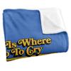 Steven Rhodes This Is Where I Go To Cry Soft Touch Blanket