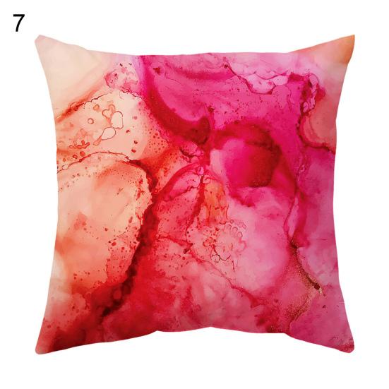 Pillow Cover Soft Texture Dustproof Washable Charming Decorative Marble Printed Pillow Cover for Bedroom
