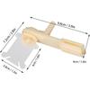 200pcs White Plastic Thread Winder Plate Bobbin Winder Embroidery Floss Bobbins  Cross Stitch