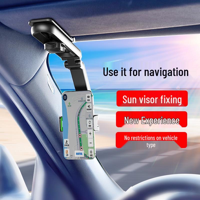 Universal Sun Visor Car Phone Holder for Navigation Random