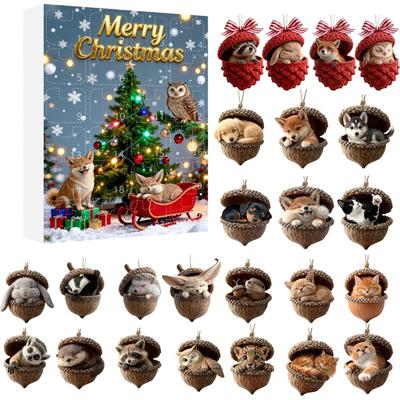 Christmas Countdown Calendar Blind Advent Calendar Blind Christmas Gift