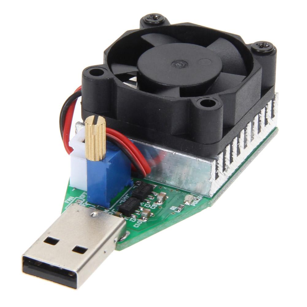 USB 15W Electronic Test Load Resistor 3.7-13V Voltage Battery Discharge Capacity Tester Test Instrument Accessories