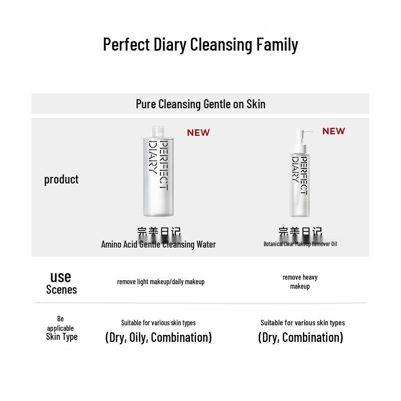 PERFECT DIARY Amino Acid Gentle Cleansing Makeup Remover Water