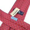 HERMES silk cravate twill tie Red silk Used