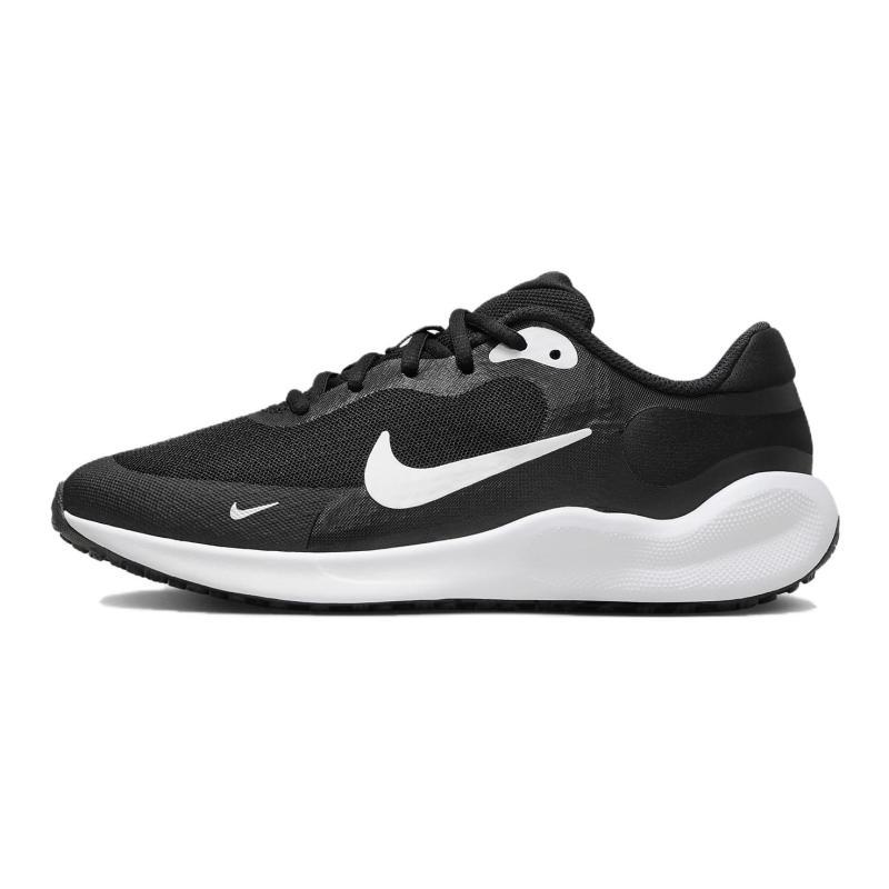 

Nike Revolution 7 GS Black White Sneakers FB7689-003 32 чёрный