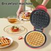 Mini Waffle Mold Nonstick Electric Breakfast Maker Electric Baking Pan for Household Quick Breakfasts Snacks and Desserts Maker