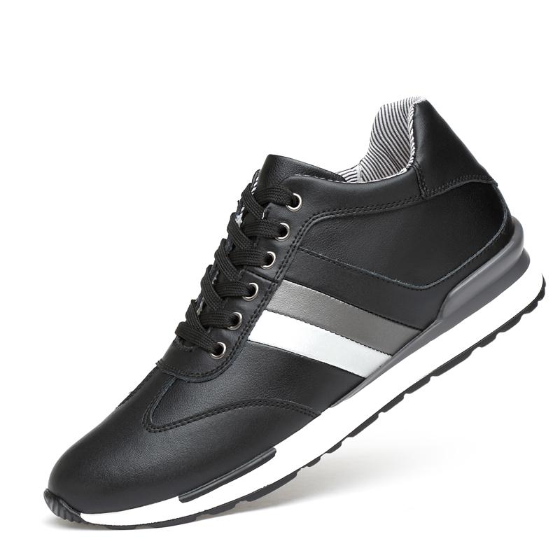 

FUQIAO Elevator Shoes Мужские кроссовки, увеличивающие рост, мужская обувь, увеличивающая рост на 8 см, кожаные спортивные кожаные туфли, высокие туфли 41