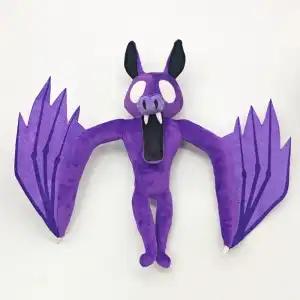 In Stock Bat Nights The Forest Plush Doll Cute Anime Peripherals Toy Birthday Christmas Gifts Desktop Ornament 99 99nights Cuddly Stuffed Fluffy