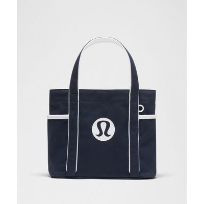 LULULEMON Každodenní mini plátěná taška s více kapsami 6,5 l Trnv Wht