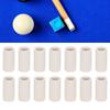 40pcs White Fiber Pool Stick Tips White Billiard Cue Ferrules Pool Cue Ferrules Pool Cue Repair