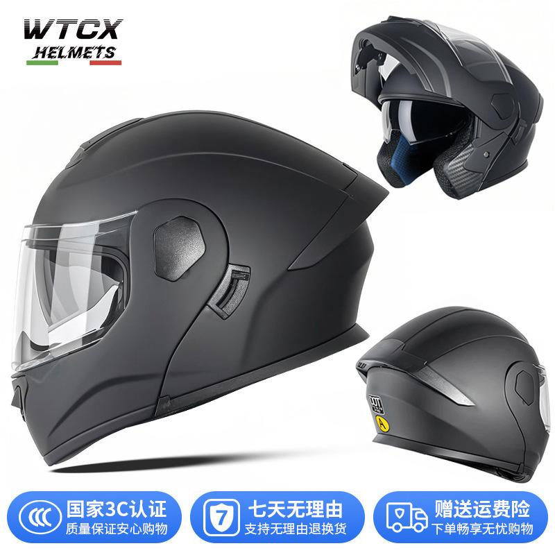 

Motorcycle Helmet Ultra Small Shell Open Face Helmet3C National Standard A Class Four Section Cycling Safety Helmet for Commuting XXL（61-62cm）