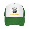 Custom BRP Can Am Logo Print Mesh Baseball Cap Summer Breathable Mesh Sun Hats Caps Unisex Outdoor Adjustable Casual Headwear
