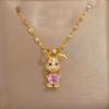 Non-Fading Luxury Maple Leaf Butterfly Clavicle Necklace