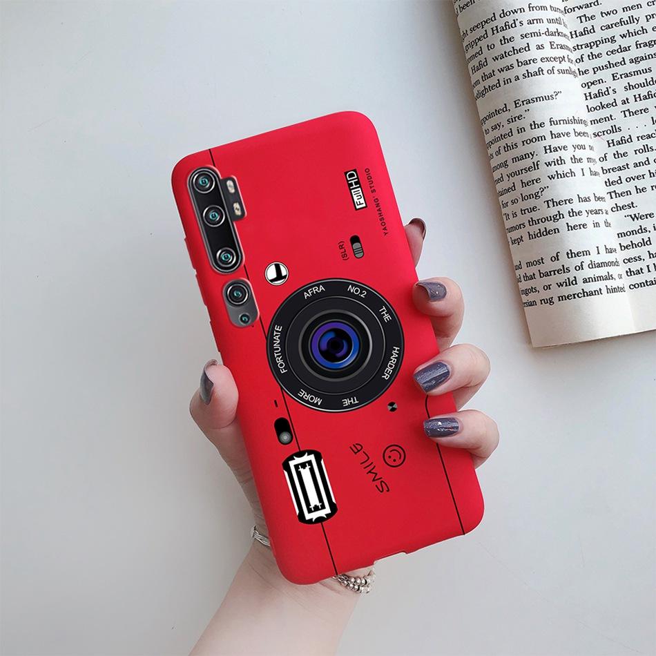 Love Heart Sunflower Case for Xiaomi Mi Note 10 Pro Case Bumper Silicone Back Cover for Xiomi Xiaomi Mi Note 10 Note10 Pro Case