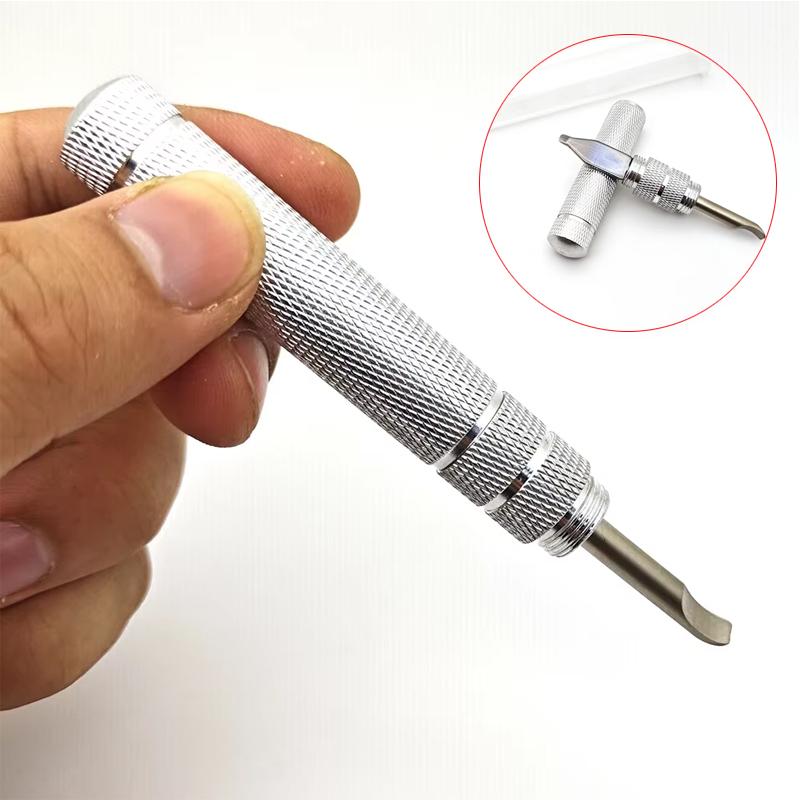 1 Stück Uhrenbodenöffner Messer Uhr Uhr Batteriewechsel Drücker Gehäusebodenentferner Hebelmesser Metall Reparaturwerkzeug
