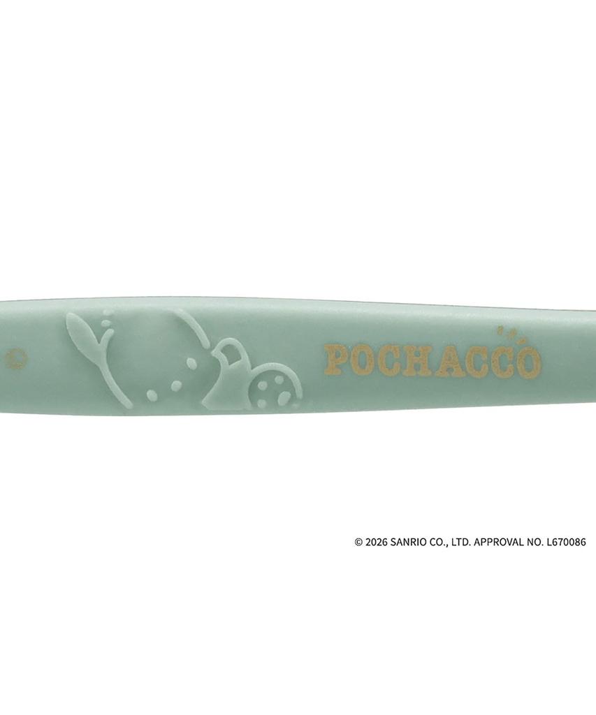 sunglasses POCHACCO Features include rubber colored UV suitable for and Small [Zoff] Boston-style (Brown (Clear) - ZC261G02_42A1) design. temples,