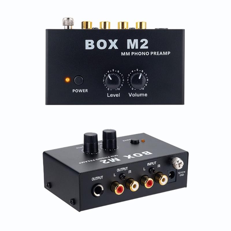 Phono Turntable Preamp Mini Electronic Sound Stereo Phonograph Preamplifier Low Frequency Equipment Accessories