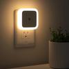 Plug-in Night Light with Light, /Off, Square, for Bedroom Hallway Kitchen