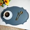 Retro European-Style Leather Placemat, Heat-Resistant, Waterproof & Oil-Proof Nordic Mat