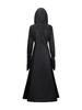 Vintage European Court-Style Hooded Long Sleeve Halloween Dress