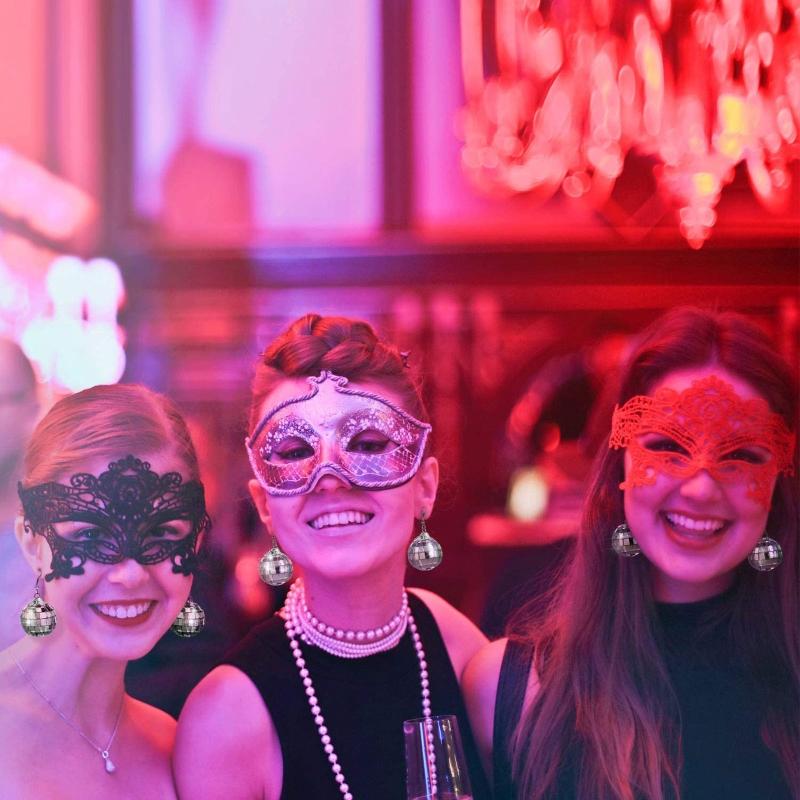 Vintage Disco Dangle Earrings Disco Ball Earrings 60's or 70s Dance Party Costume Jewelry Accessories for Women Girls