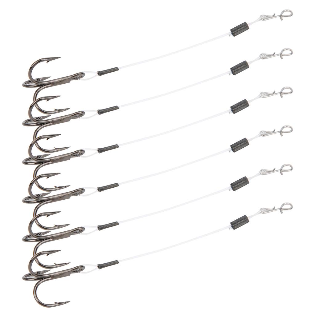 2 Pack SGWLPK110 10cm Fishing Line Hook Treble Stinger Soft Bait for Lure Fishing