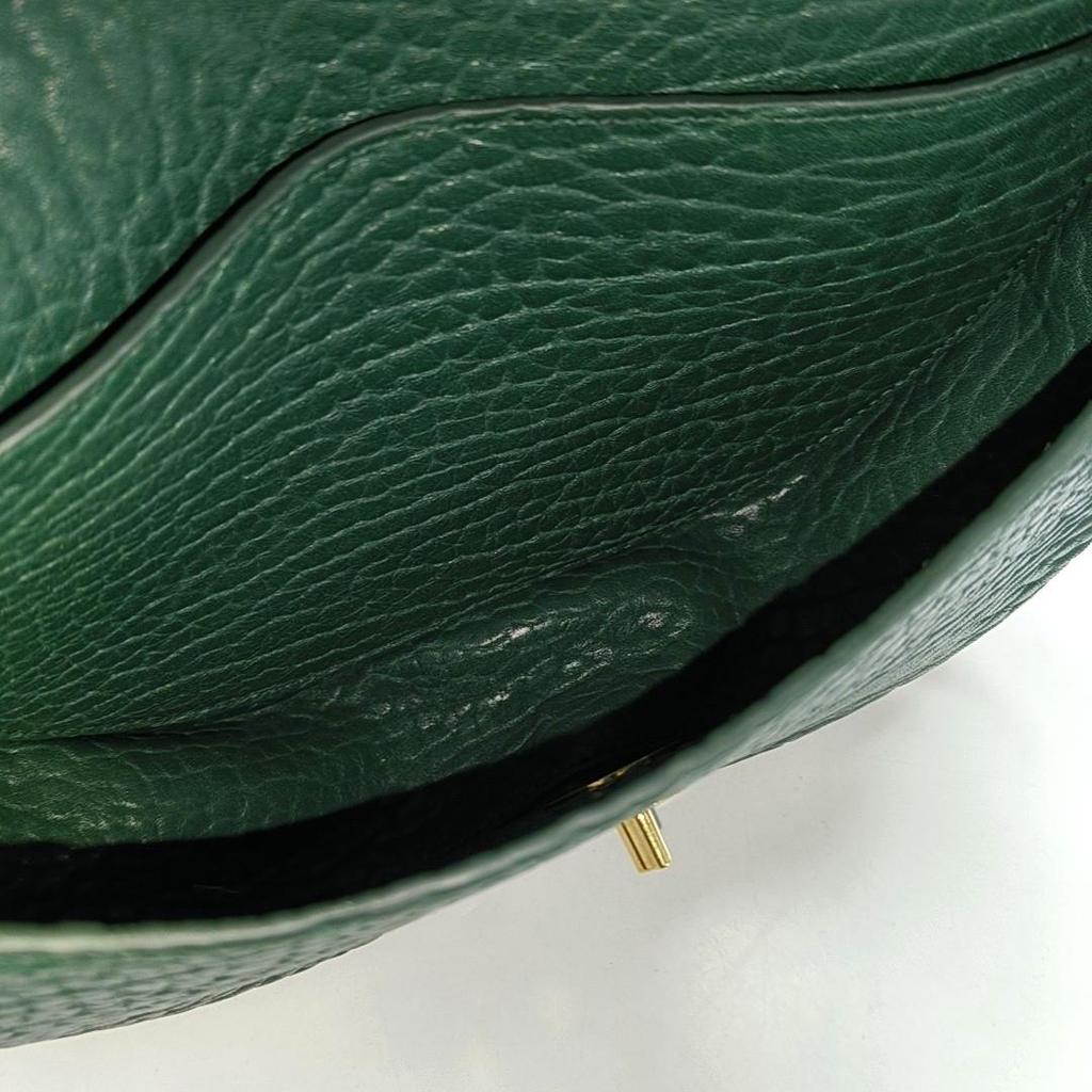 [Pre-Owned] Chess Adjustable Strap Solid Color Calfskin Shoulder Crossbody Bag - Excellent #ERLEG7