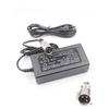 24V 29.4V 2A / 36V 42V 2A / 48V 54.6V 2A For Littium Battery Li Ion Li-ion Charger  DC Plug XLRM 3P 18MM