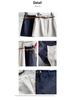 Juzhi Korean Retro High Waist Denim A-Line Short Skirt