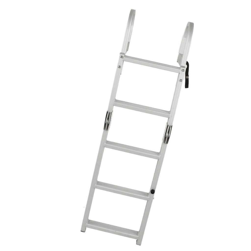 5 schritt Boot Klapp Leiter Aluminium 200KG Last Kapazität Marine Ponton Leiter Für Ozean Yachten