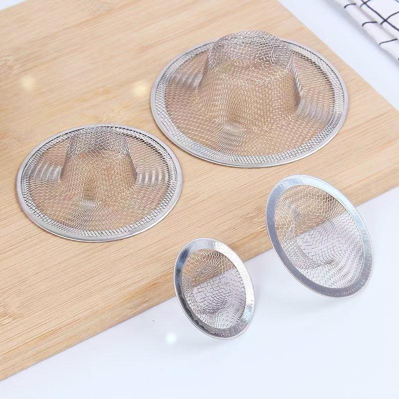 Stainless Steel Drain Net Filter: 5cm-11cm Sizes for Leftover Food and Residue