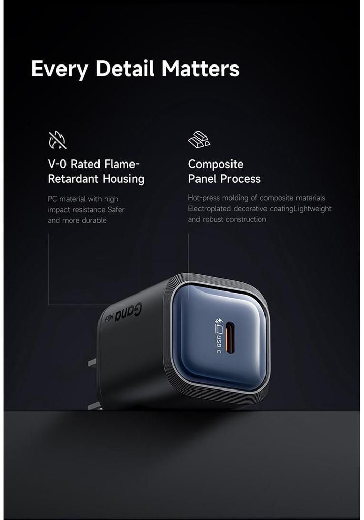 Mai Duo Duo 45W GaN Fast Charger for Huawei, Samsung, and Apple Devices