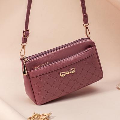 Podzimní Retro Malá Čtvercová Taška, Měkká Kůže, Elegantní Taška přes Rameno, Ins Středněvěká Máma Taška