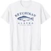 Retro Ketchikan Alaska Fishing T-Shirt