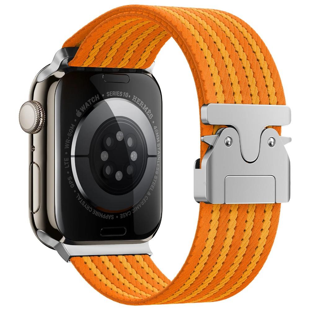 Nylon Braided Strap For Apple Watch 10 Strap 40mm 44mm 46mm 42mm 49mm IWatch Ultra2 SE 9 8 7 6 45mm 41mm 38mm Band Bracelet