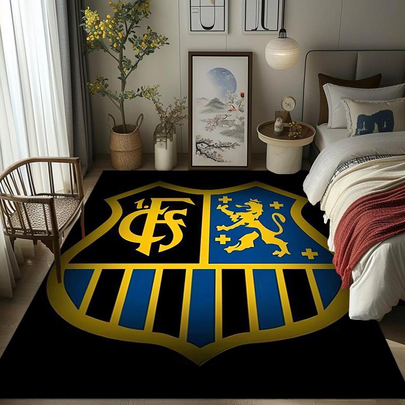 Portugal: Lion Emblem Green Shield carpet Suitable for all seasons floor mats Office chair cushion Fashion Bathroom mat