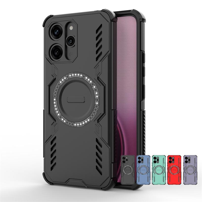 For Xiaomi Redmi 12 5G Case For Redmi 12 5G Funda Shockproof Magnetic Adsorption Wireless Charge Back Cover For Redmi 12 5G Case