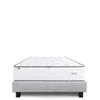 Mattress Set 140x190 Cm, Iris, 20 Cm, Memory Foam, Firm, Summer/winter Side + Gray Base 20 Cm Thick