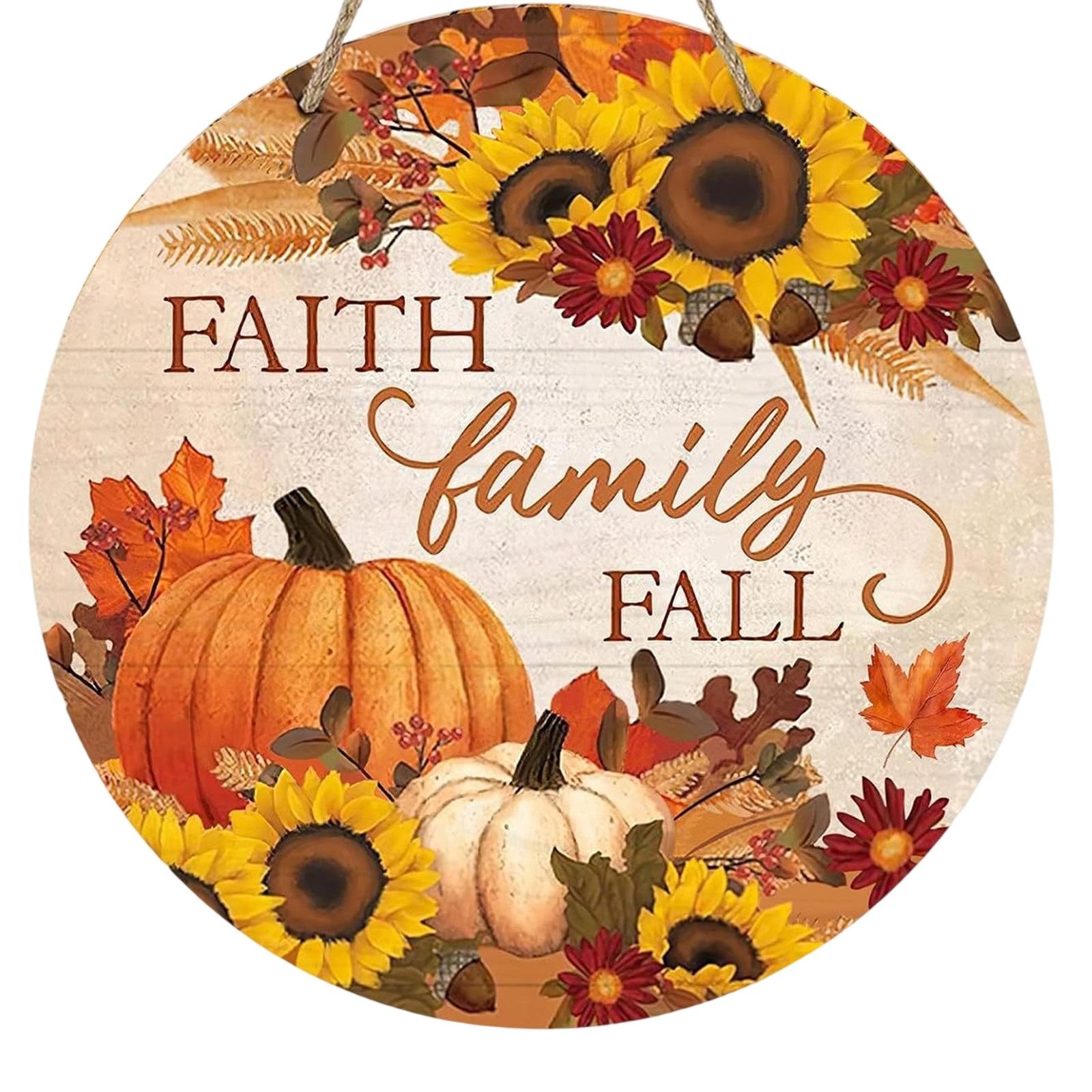 

Деревянная тыква, подвеска на дверь «Добро пожаловать», украшение для дома, окна, стены One Size