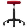 Massage Stool Velvet Burgundy