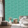 Polynesian Geometric Sea Pattern Wallpaper 50x1000