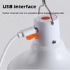 Rechargeable Camping Light Portable LED Work Lamp Outdoor Emergency Light with Hook Multi Modes USB Charging for Fishing BBQ