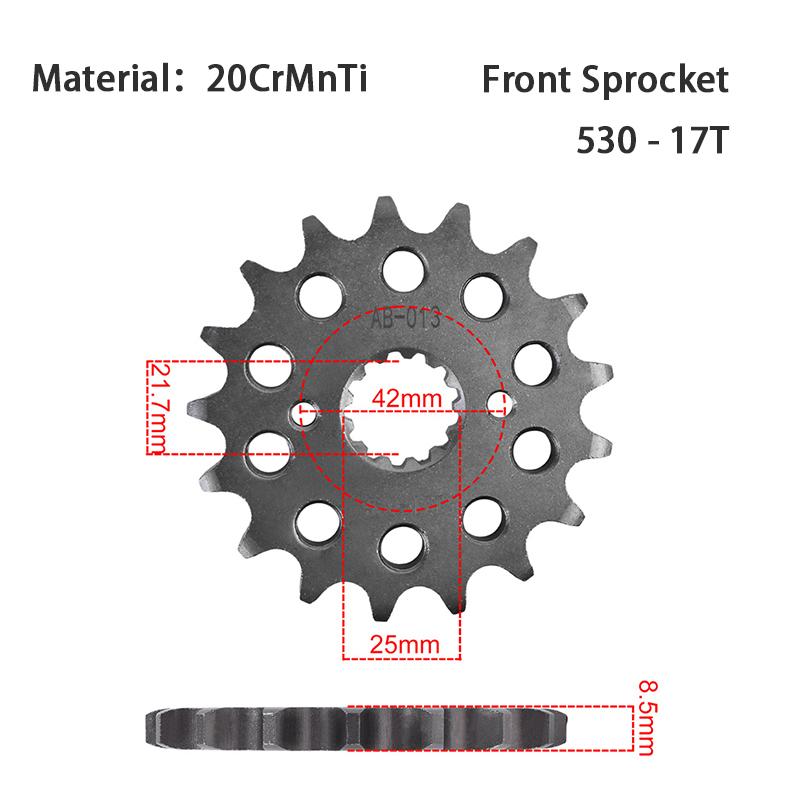 530 Front Rear Star Gear Sprocket for KAWASAKI ZX600 ZX6 Ninja ZZR600 VN800 ZZR500 ZZR 500 600 VN 800 Vulcan Classic Drifter