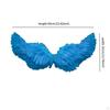 Angel Cosplay Wing Fancy Dress Feather Costume Accessory with Soft Material And Adjustable Shoulder