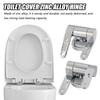 Upgraded Toilet Hinges Toilet Lid Hinges with Slow Drop Mechanism for Bathroom