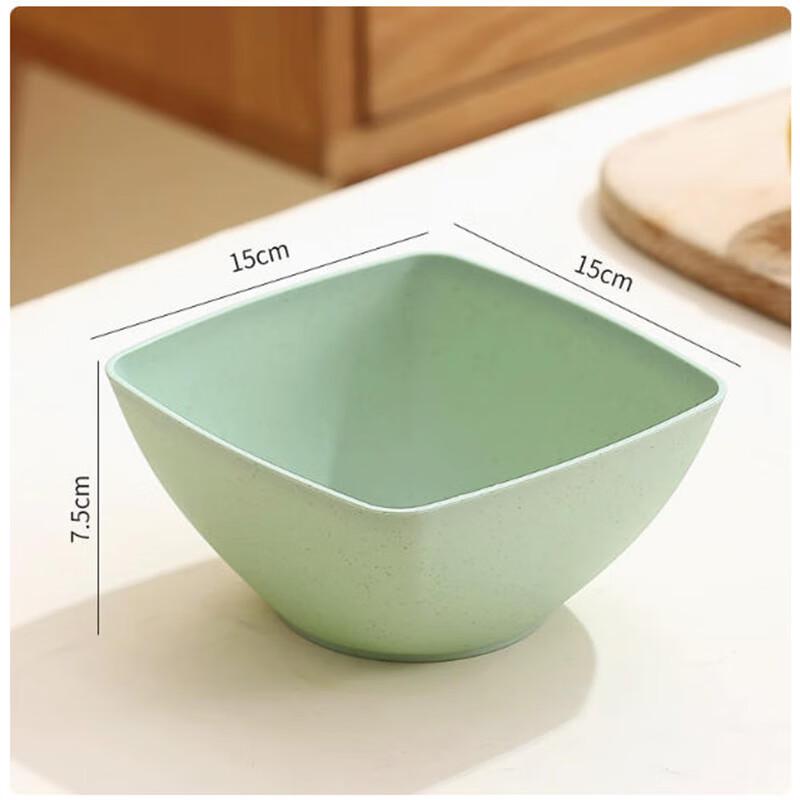 Shengbilai Глубокие квадратные одноразовые миски и столовые приборы